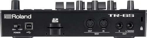 Vista 3 de Roland TR-6S Rhythm Performer Paquete de máquina de tambor compacta con cable MIDI Paquete con cable MIDI