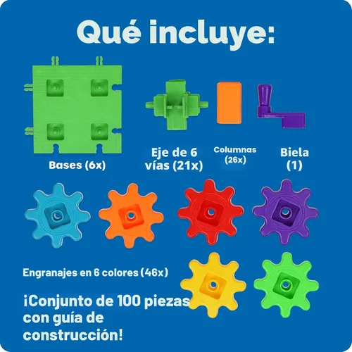 Vista 8 de Learning Resources: set de engranajes de juguete