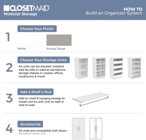 Vista 5 de ClosetMaid Blanco