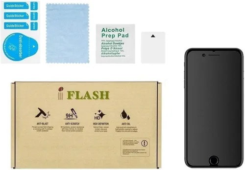 Vista 2 de IFLASH Protector de pantalla mate para iPhone X/XS, protector de pantalla de vidrio mate para iPhone 11 Pro, protector de pantalla de vidrio iPhone