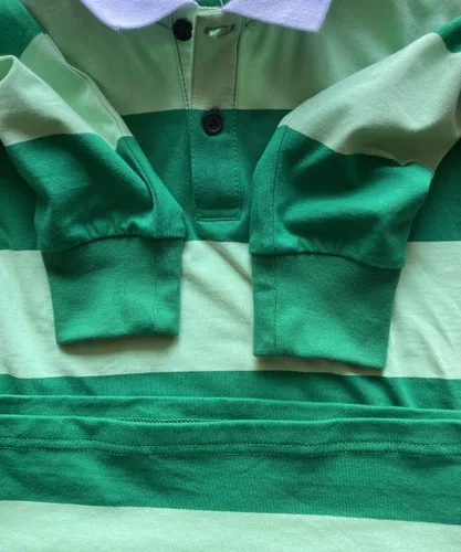 Vista 6 de Camisetas de manga corta a rayas para niños y niños pequeños