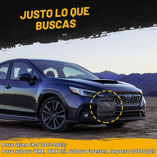 Vista 2 de Gancho de remolque para parachoques delantero, montaje en placa de matrícula, kit de adaptador de perno de montaje para Subaru WRX STI Forester