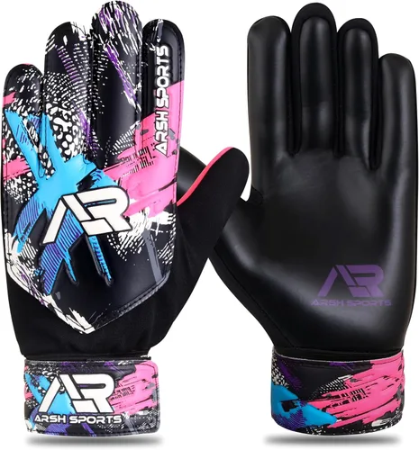 Vista 16 de Guantes de portero de fútbol, guantes de portero de fútbol para niños, jóvenes y niños con protección doble en la muñeca y palma de súper agarre