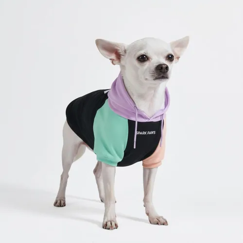 Vista 130 de Spark Paws Sudadera con capucha para perro, suéter de primera calidad para perros pequeños, medianos y grandes Trajes cálidos para bulldogs