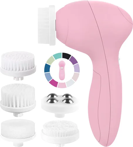 Vista 7 de Cepillo de Limpieza Facial Exfoliante para el Rostro Limpiador Exfoliante para el Cuidado de la Piel Lavado para Mujeres Niñas Exfoliante Eléctrico