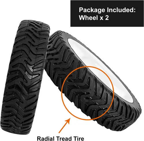 Vista 5 de 105-1814 Ruedas delanteras para cortacésped Toro - Juego de rueda de transmisión de 8" para cortacésped autopropulsado Toro 22" Recycler Personal