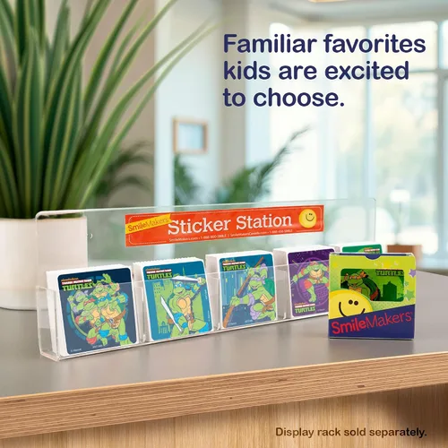 Vista 5 de SmileMakers TMNT Classic Stickers - Premios e incentivos - 100 por paquete