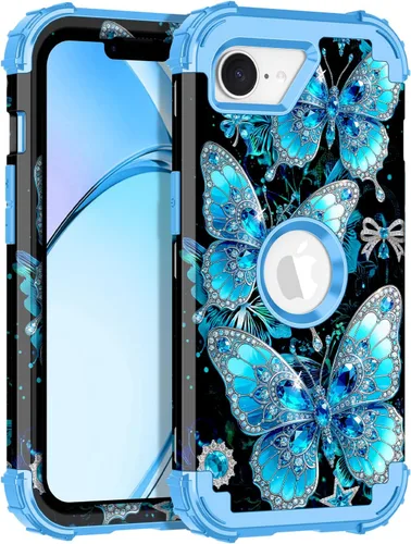 Vista 42 de Rancase Funda para iPhone 11, tres capas de alta resistencia a prueba de golpes, protección de plástico duro + funda protectora de goma de silicona