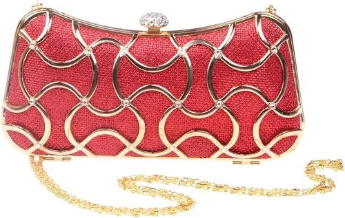 Vista 6 de Fawziya Bolso de mano de cristal para mujer con asa