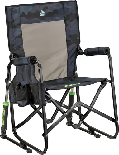 Vista 17 de GCI Outdoor Freestyle Rocker XL Silla de camping - Negro