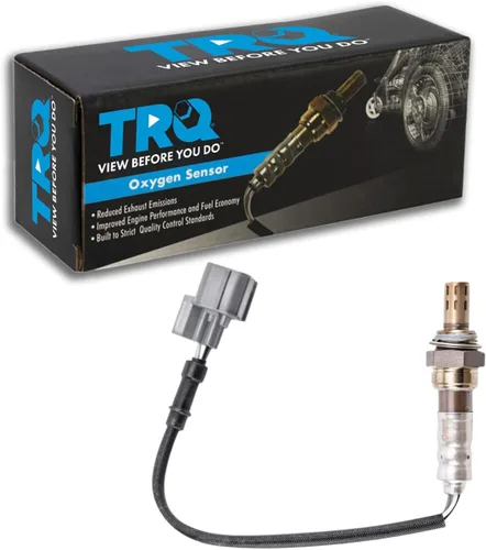 Vista 337 de TRQ Sensor de Oxígeno O2 de 4 Hilos de Banda Estrecha Compatible con VW Atlas 2.0L 2018-21, VW GTI 2.0L 2016-18, Audi A3 Quattro 2.0L 2015-18, VW