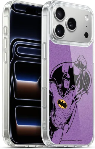 Vista 428 de Head Case Designs Funda de gel con licencia oficial de Batman DC Comics Bat Signal Logos [protección de grado militar] compatible con Apple iPhone 7