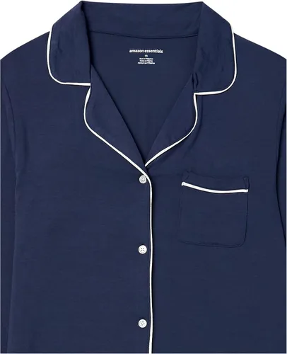 Vista 4 de Tienda Essentials Camisón con ribete para mujer disponible en tallas extragrandes