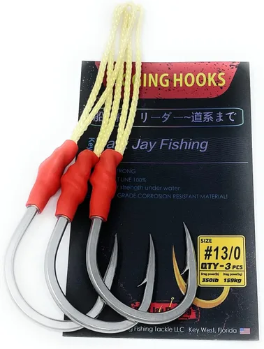 Vista 12 de Capt Jay - Ganchos de ayuda de pesca, Jigging Slow Fast Jigs Stinger Hook para bailar y pescar