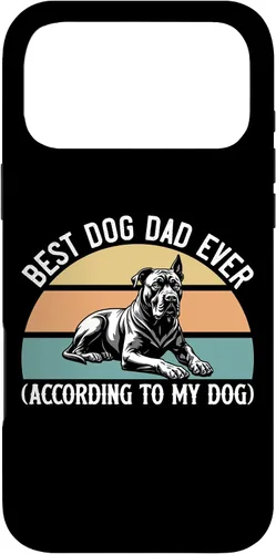 Vista 22 de Cane Corso Mastiff, Best Dog Dad Ever According to My Dog Case for iPhone 17