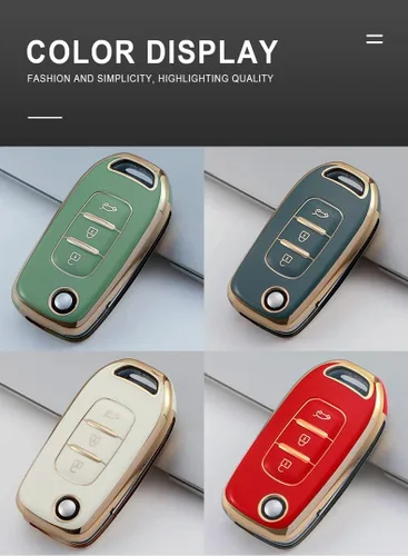 Vista 7 de para Renault Kadjar, funda inteligente de llave de control remoto plegable para Renault Kadjar, Captur, Megane, Sandero, Stepway, Logan, Clio 5