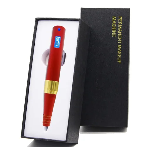 Vista 3 de Kit de máquina de tatuaje giratoria de maquillaje permanente con 10 agujas B643