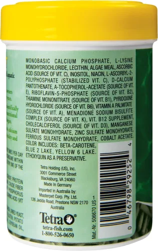 Vista 5 de Tetra ReptoMin Palitos de Comida Flotantes, Alimento para Tortugas Acuáticas, Tritones y Ranas, 1.94 oz
