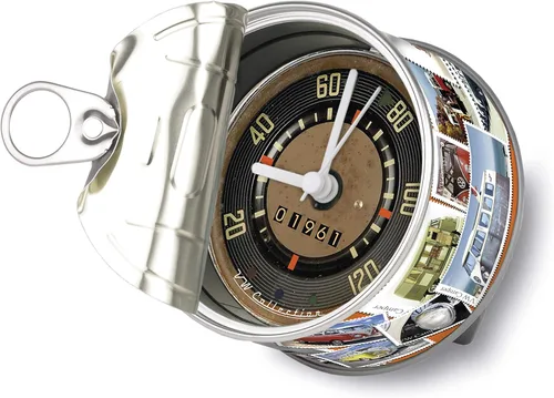Vista 9 de Brisa VW Collection - Reloj de mesa Volkswagen, reloj magnético, MyClock también personalizable, regalo de fotos en autobús T1, escarabajo, diseño