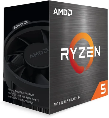 Vista 2 de AMD Ryzen 5 5500 - Procesador para computadora de escritorio desbloqueado de 6 núcleos y 12 hilos con enfriador Wraith Stealth