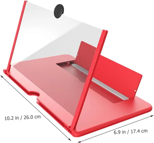Vista 5 de Mikikit Lupa de pantalla de teléfono Amplificador de alta definición Lupa de pantalla de teléfono celular para el hogar