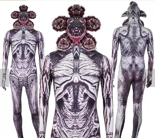 Vista 2 de Disfraz de Demogorgon para adultos, disfraz de Halloween extraño