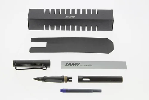 Vista 3 de LAMY [Lamy] pluma estilográfica Safari L17 punta negra M (en palabras)