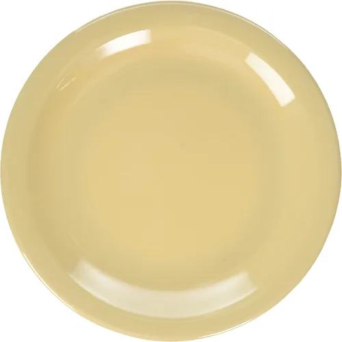 Vista 10 de Winco MMPR-6W - Plato redondo de melamina, 6.5 pulgadas, blanco (12 unidades), mediano