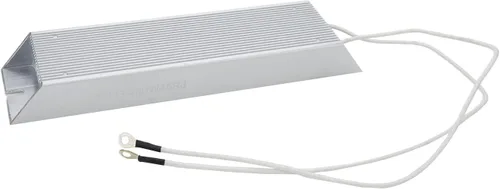Vista 7 de 100W 8 Ohm Aluminio Vivienda Wirewound Frenado Resistencia Soldadura Lug Silver ToneTerminals