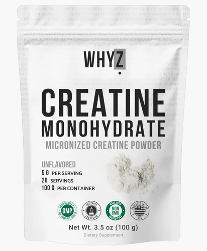 Vista 9 de Monohidrato de creatina en polvo, micronizado y sin sabor, suplemento de creatina para hombres y mujeres, apoyo muscular, fuerza y recuperación, 105