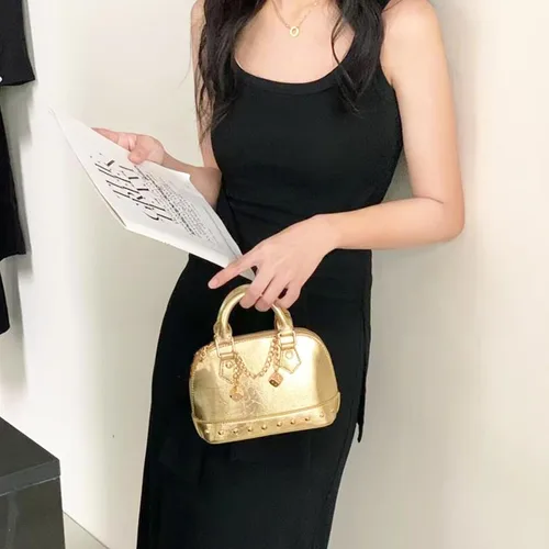 Vista 8 de Bolso tote para mujer, mochilas de cuero, bolso cruzado, bolso para boda, baile, fiestas, trabajo, viajes (estilo 518)