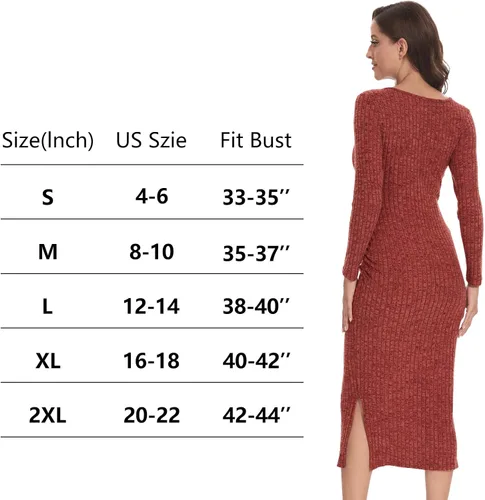 Vista 6 de Vestido ajustado de maternidad con cuello en V y cuello en V, vestido de maternidad para baby shower