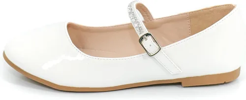 Vista 5 de Fancy Flats - Zapatos de vestir para niñas Zapatos formales para niña elegante Ballet Sparkle Wedding Party Adorable bailarina Mary Jane Flats