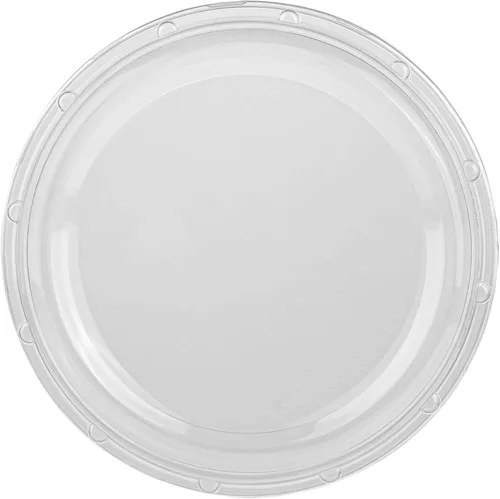 Vista 16 de Restaurantware Thermo Tek - Platos para servir de 7.5 x 2.4 pulgadas con tapas, 100 bandejas desechables para verduras, redondas para fiestas