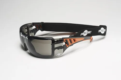 Vista 6 de ToolFreak Lentes de seguridad Rip Out – Tintados – Lente de policarbonato con clasificación z87.1 – Acolchado de espuma y correa ajustable – Lentes