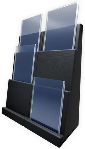 Vista 4 de EnderToys Soporte de exhibición para tarjetas Toploader (paquete de 2) (negro) - Para tarjetas comerciales y deportivas