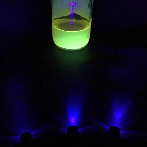 Vista 5 de Blacklight - Kit de 3 cabezales micro efectos especiales de 12 V 9 V CC para accesorios, pinturas fluorescentes, pigmentos, tela, plásticos