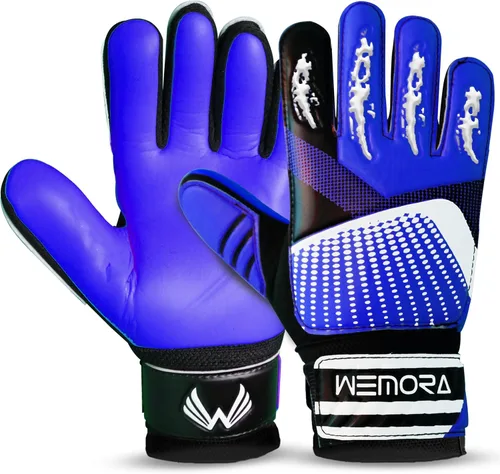 Vista 13 de Guantes de portero de fútbol para niños y jóvenes junior de 4mm antideslizantes con agarre fuerte en la palma