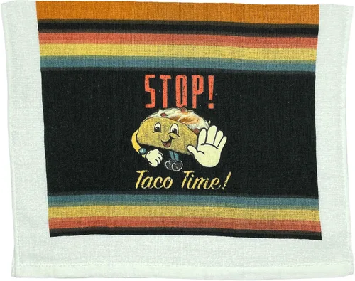 Vista 9 de Crazy Dog T-Shirts But First Tacos - Toalla de té divertida y sabrosa comida mexicana Cute Dish Towel, Absorbent, Funny Kitchen Towels, Cinco De