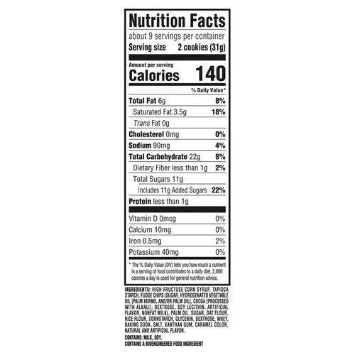Vista 2 de CHIPS AHOY! Galletas masticables sin gluten con chispas de chocolate fudgy, 9.75 oz Certificado Kosher