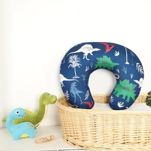 Vista 6 de Hooyax Juego de 2 fundas de almohada de lactancia, ultra suaves y elásticas, adorable funda para almohada de alimentación infantil, para la mayoría