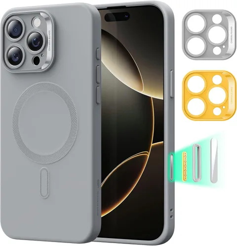 Vista 26 de ESR Funda para iPhone 11, compatible con MagSafe, protección de grado militar a prueba de golpes, funda magnética para iPhone 11, funda híbrida