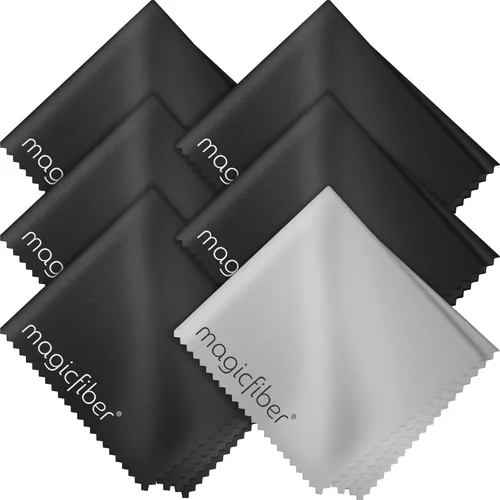Vista 9 de MagicFiber Paños de limpieza de microfibra, paquete de 2 – Paño premium para gafas, lentes, pantallas y más