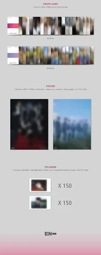 Vista 3 de Enhypen Front: primer primer álbum de edición del anochecer CD+136p PhotoBook+Clear Story Cover+1p Bookmark+2p PhotoCard+1p PostCard+Tracking Sellado