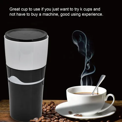 Vista 2 de Cafetera de goteo portátil para viajes, cafetera de goteo K Cup, máquina de café por goteo, cafetera portátil para viajes y campamento