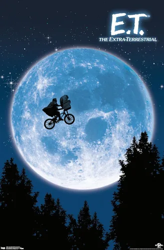 Vista 12 de Trends International E.T. The Extraterrestre - Póster de pared, 14.725 x 22.375 pulgadas, versión enmarcada de madera de granero Versión enmarcada