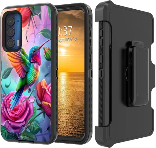 Vista 199 de Funda para Moto G Stylus 5G 2023 con funda de clip para cinturón y soporte, resistente de doble capa, resistente a prueba de golpes, para Motorola