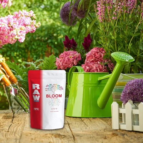 Vista 3 de RAW Todo en uno Bloom 2oz – Nutrición integral de plantas para flores florecientes – Uso hidropónico en interiores y exteriores