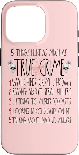 Vista 20 de Funda para iPhone 13 Pro Max Serial Killer I Like True Crime For Women True Crime Lover