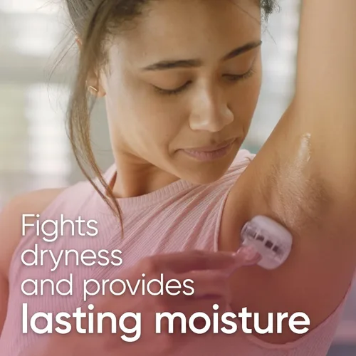 Vista 3 de Gillette Venus Comfortglide plus Olay Sugarberry - Maquinilla de afeitar manual para mujer con mango de metal dorado rosa + 4 recambios